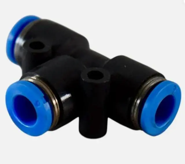 Alt view image 2 of 3 - 1PCS QST-6 Push-In T Connector 153129 for 6 mm OD Pneumatic Tube Fast transport