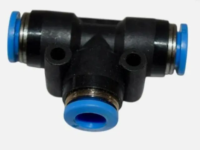 Main image of 1PCS QST-6 Push-In T Connector 153129 for 6 mm OD Pneumatic Tube Fast transport