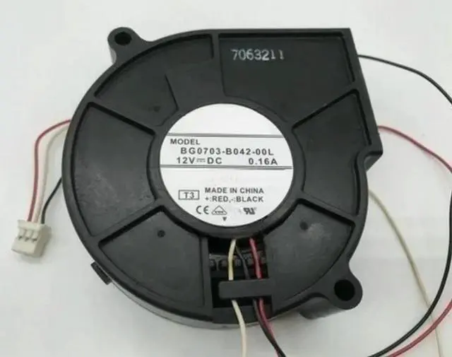 Main image of BG0703-B042-00L BG0703 B042 00L 12V 0.16A 3Pin Cooling Fan Fast Delivery