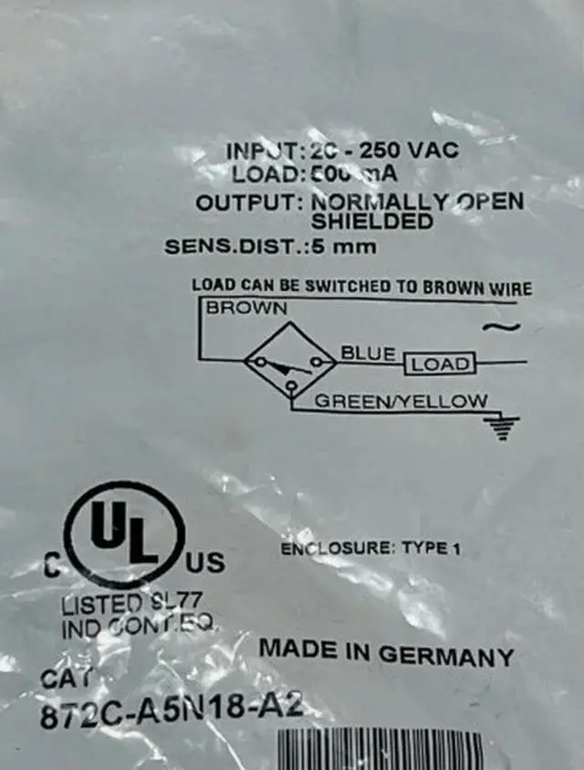 Main image of 1pcs 872C-A5N18-A2 switch inventory Fast delivery
