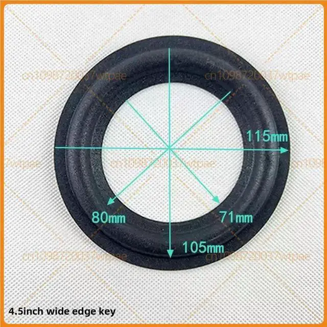 Main image of 8pcs For Kenwood JBL 4.5 Inch Wide Edge Mushroom Head Speaker Foam Surround Loudspeaker Bass Repair Replacement Parts