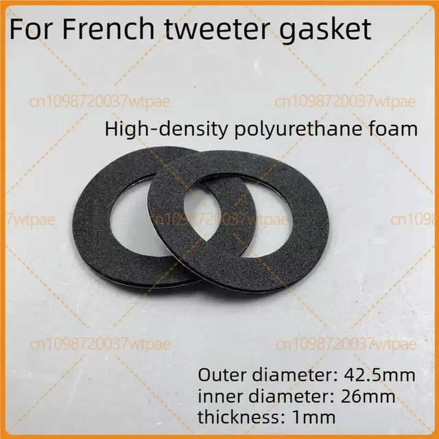 Main image of 4pcs For Focal Tweeter Surround Ring OD 42.5mm ID 26mm Car Tweeter Edge Repair Replacement Part