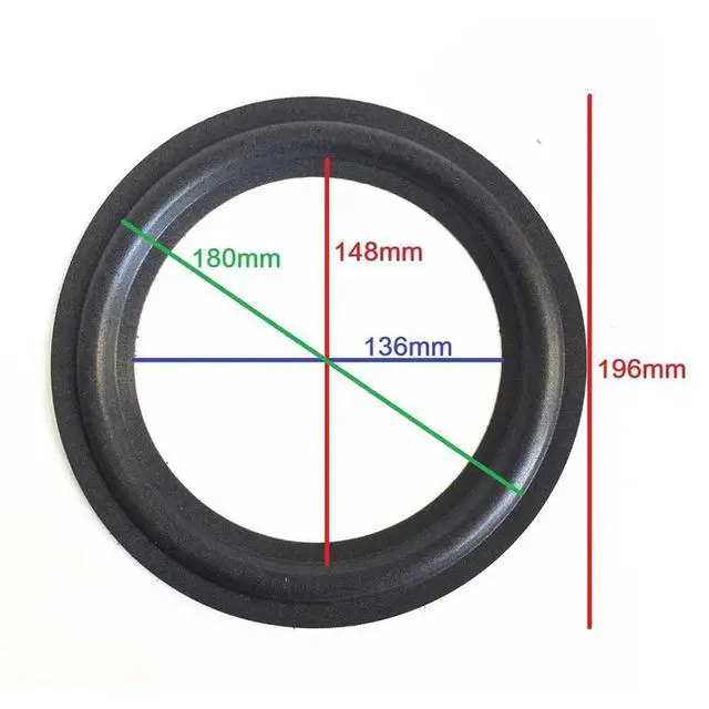 Alt view image 2 of 3 - 2 AFT 8" AFT Speaker Foam Surround For Dahlquist DQM-7, DQM7,DQM 7,Magnat Repair