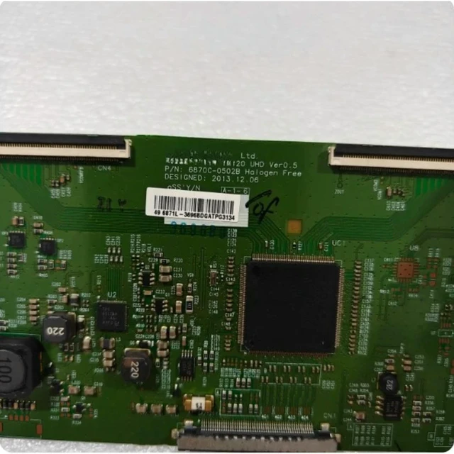Alt view image 2 of 6 - 2pcs 6870C-0502B T-Con Board Replacement TV Logic Board for L49M2-AA SKYWORTH 49U2 CHANGHONG UD49C6000ID LCD TV