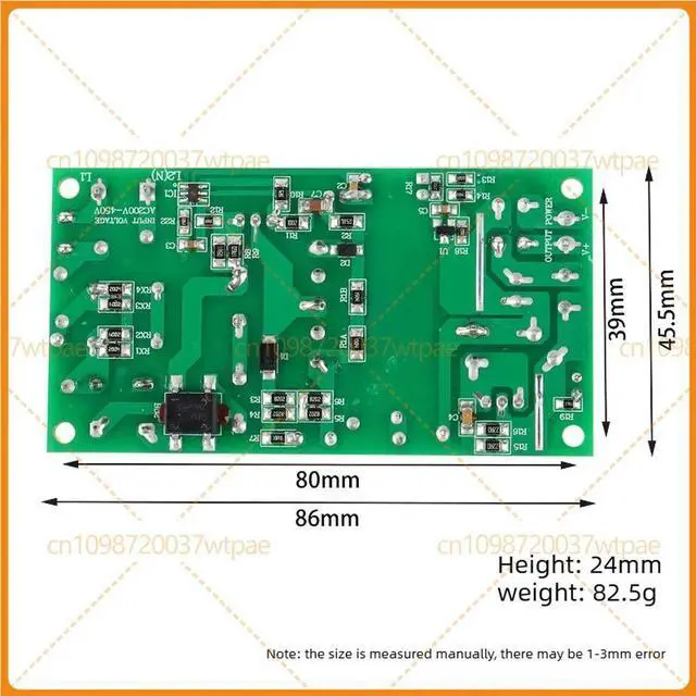 Alt view image 3 of 6 - For 220V 380V To 12V Isolated Switching Power Supply Bare Board, 36W 3A DC Stabilized Voltage Power Module Mainboard