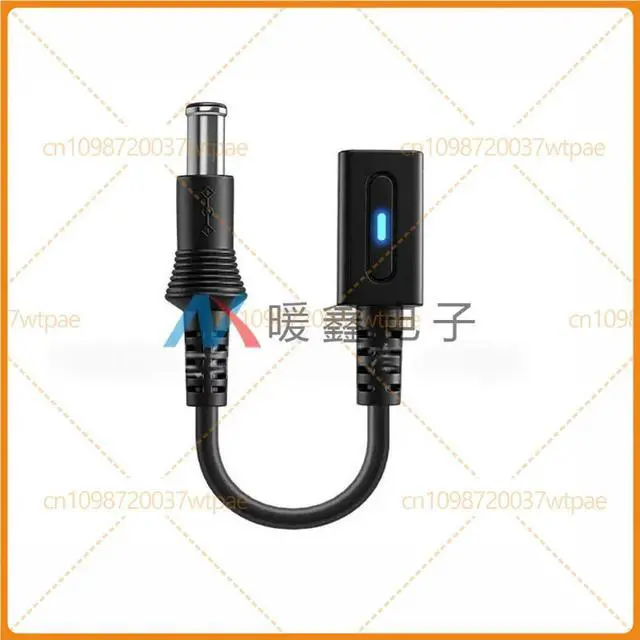 Alt view image 2 of 6 - For Type-C Female To SFC Game Console Power Cable Black 10cm