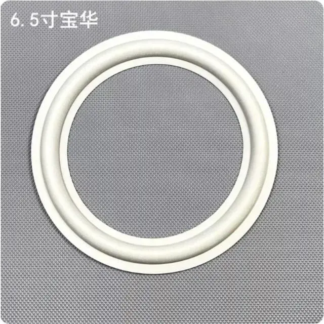 Main image of 2pcs Gray Rubber Woofer Surround 6.5 Inch Speaker Replacement Edge for Harman for B&W 603 Bass Repair Accessories