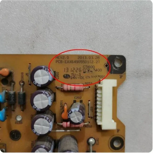 Alt view image 2 of 3 - TV Power Supply Board EAX64905501 LGP4750-13PL2 for 47LA6200-CN 50LN5400-CA
