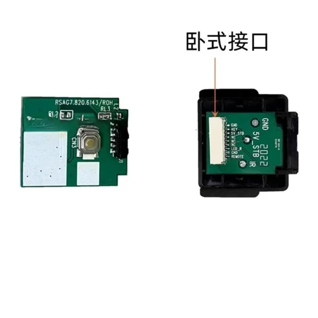 Alt view image 3 of 3 - For Hisense LED32N2000 LED43N2000 LED55K5500US RSAG7.820.6143 TV Key Button IR Receiver Board Replacement TV Repair Parts
