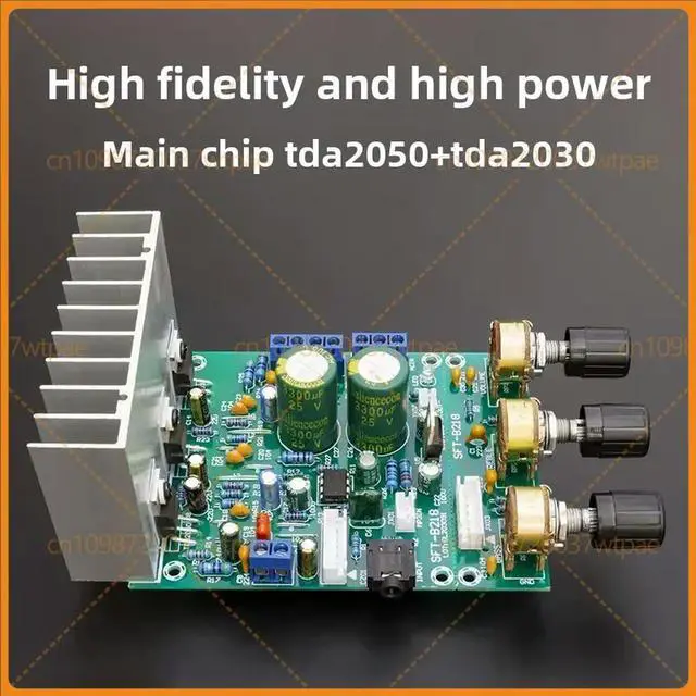 Alt view image 2 of 3 - For TDA2030A 2.1 Subwoofer Class AB Amplifier Finished Board, 3 Channel High Power, Compatible With LM1875