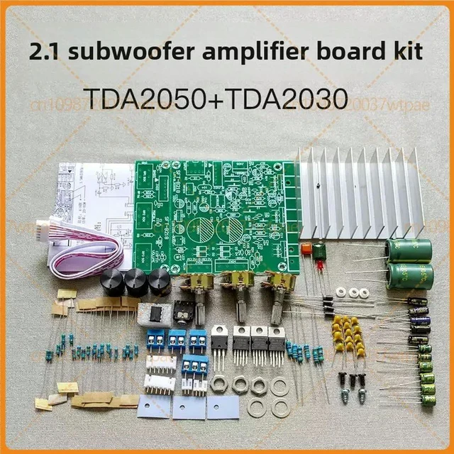 Main image of For Fever Grade 2.1 Subwoofer Amplifier Board 3 Channel TDA2030A DIY Kit, Compatible With LM1875