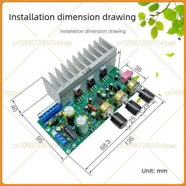 Alt view image 3 of 3 - For TDA2030A 2.1 High Power Subwoofer Amplifier Board DIY Kit, Audio Amp Parts For Soldering Assembly