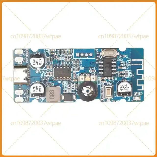 Alt view image 3 of 6 - 2pcs For BDM0 Bluetooth 5.0 Amplifier Board 2.0 Stereo 2×6W 5V Powered Volume Control TWS Audio Module