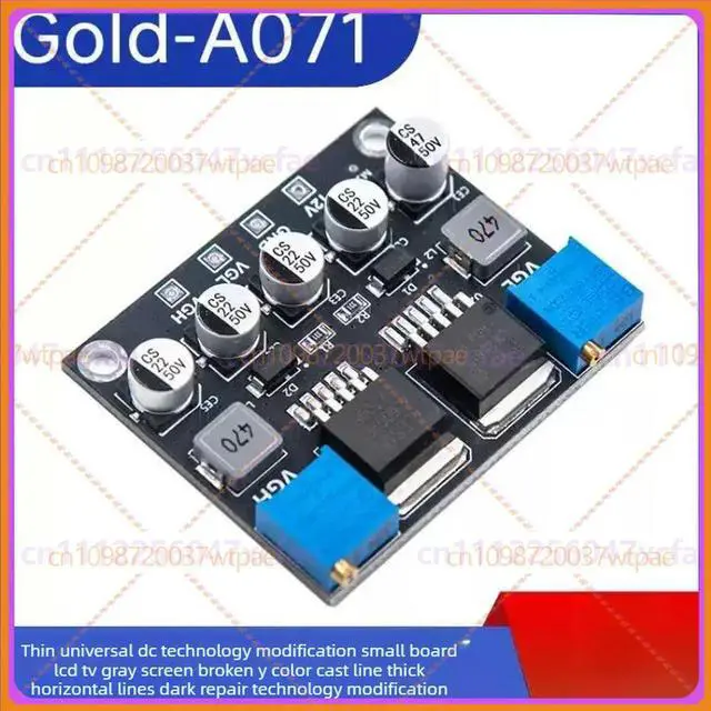 Main image of 2pcs For Gold-A071 DC Universal Repair Board Fix Disconnect Y Line Color Dim Coarse Screen TV Logic Parts