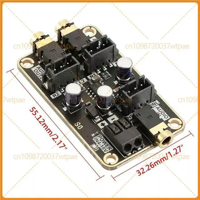 Alt view image 3 of 6 - For Audio Isolation Noise Reduction Module Eliminate Ground Loop Hum For Car Audio Amplifier System