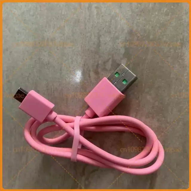 Alt view image 2 of 3 - For Kraken Kitty V2 BT Pink Crystal Bluetooth Headset Charging Data Cable