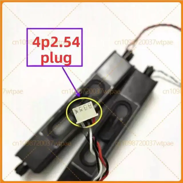 Alt view image 2 of 3 - 2pcs For Haier LE48R31 LS55AL88U52 TV Speaker, 8Ohm 10W Replacement Loudspeaker