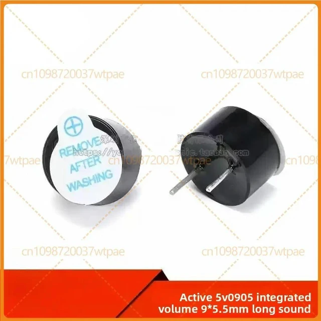 Main image of 30pcs For 0905 Active Buzzer, 5V, 9*5.5mm, SOT Plastic Package, Continuous Sound