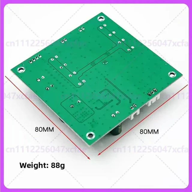 Alt view image 3 of 6 - For TPA3116D2 Step-Up Stereo Amplifier Board 50W+50W D Class Audio Module