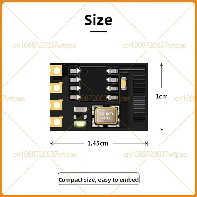 Alt view image 2 of 6 - 10PCS For BLE ECB01H2S Bluetooth Module, Bidirectional Serial Conversion, Bluetooth UART Transparent Transmission