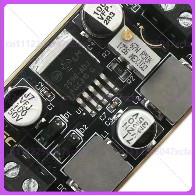 Alt view image 2 of 6 - For LM2596-ADJ DC-DC Adjustable Step Down Power Module 4-40V Input 1.23-35V Output 3A Voltage Regulator Board