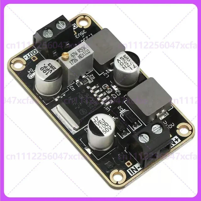 Alt view image 3 of 6 - For LM2596-ADJ DC-DC Adjustable Step Down Power Module 4-40V Input 1.23-35V Output 3A Voltage Regulator Board