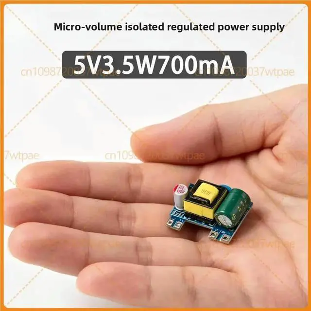 Main image of 10pcs For 220V AC To 5V DC Isolated Switching Power Supply Module, 3.5W 700mA Mini Size AC-DC Step Down Stabilized Power Board