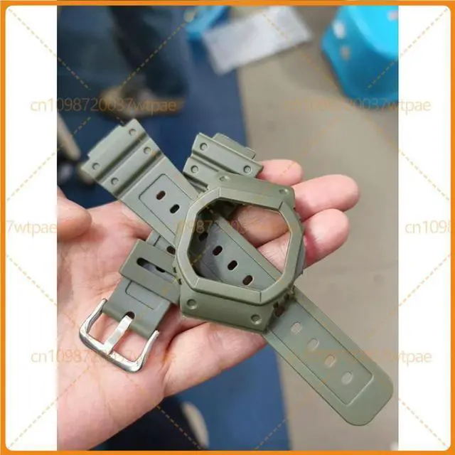 Main image of For Casio DW5600 GWM5610 GW5630 GW5030 Resin Watch Case And Strap Replacement Parts