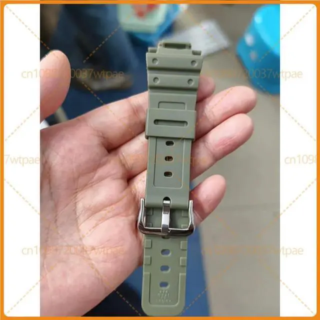 Alt view image 3 of 3 - For Casio DW5600 GWM5610 GW5630 GW5030 Resin Watch Case And Strap Replacement Parts