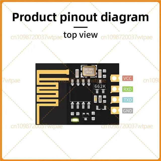 Alt view image 3 of 3 - 10PCS For BLE ECB01H1S Bluetooth Module, Bidirectional UART Conversion, Bluetooth Serial Port Transparent Transmission