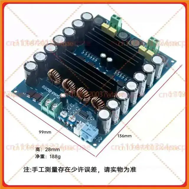 Alt view image 3 of 3 - For B059 TPA3116D2 Amplifier Board 2*120W DC12V-24V Car Audio Module