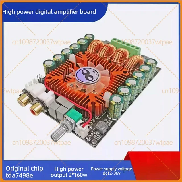 Main image of For Gold-B007 TDA7498E 2.0 Stereo Amplifier Board 2*160W Support BTL Audio Module