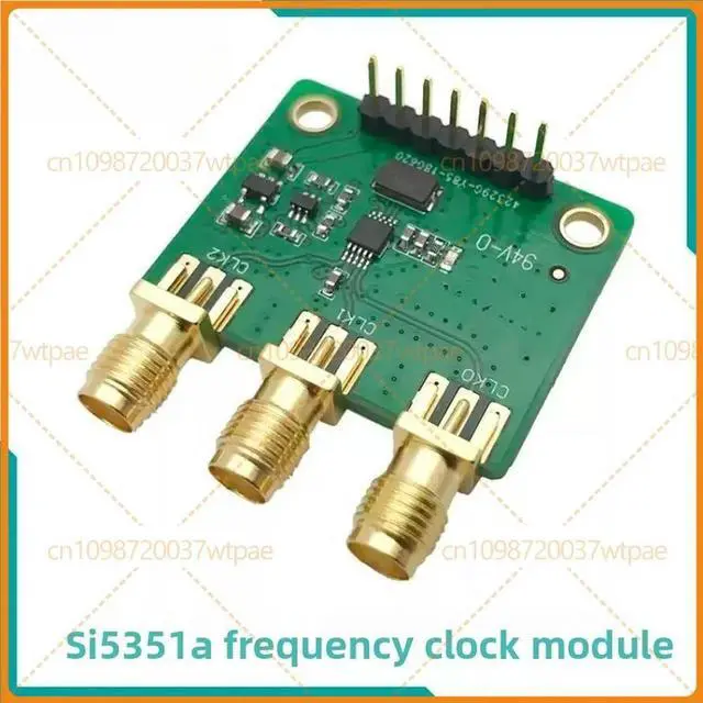 Main image of For Si5351A 3 Channel Clock Signal Generator Module 8KHz-160MHz 4-Layer PCB Design