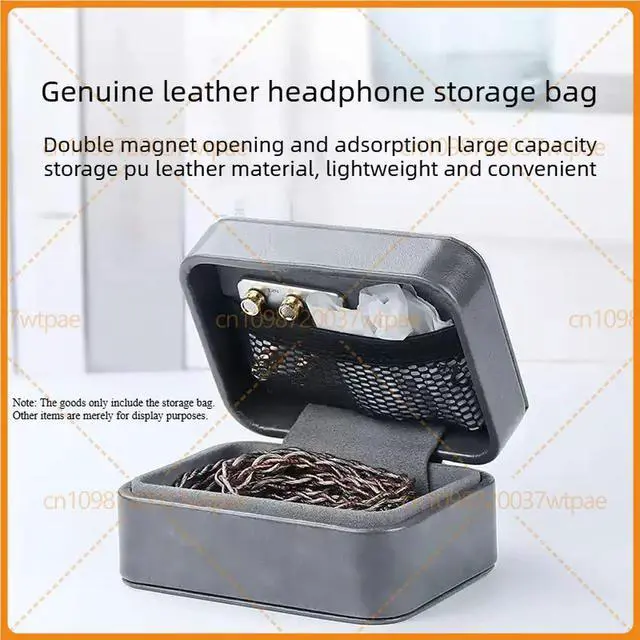 Alt view image 2 of 6 - For TRN MAG Magnetic Earphone Protective Case Anti-drop Bag For Earphones Data Cables Accessories