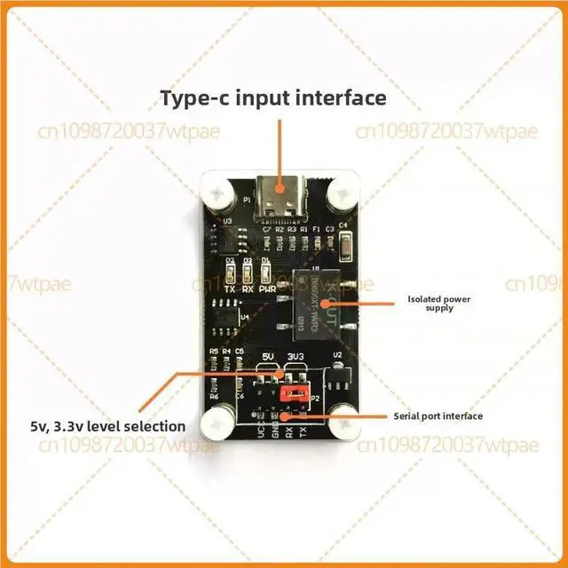 Main image of For EKU011 CH340 High Voltage Isolation USB To UART TTL Serial Adapter Module