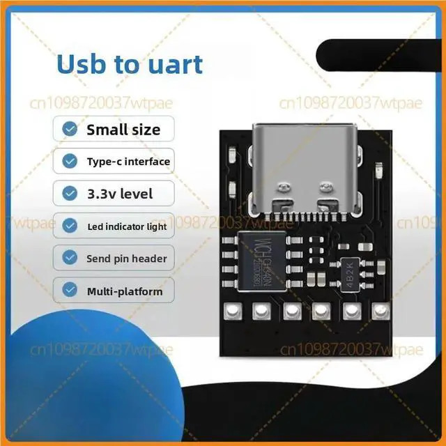 Main image of 10PCS For CH340N USB To UART Serial Adapter Module, 3.3V Logic Level For Download And Debugging