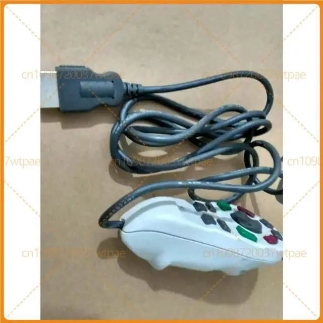 Alt view image 2 of 3 - For SEGA Saturn Controller Single Hand Flight Style Gamepad Wired Gaming Controller Accessory