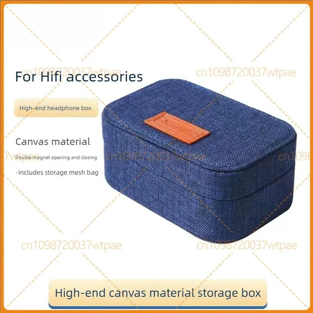 Main image of For NICEHCK Canvas Earphone Box Multifunctional Shockproof Pressure Resistant Protective Case