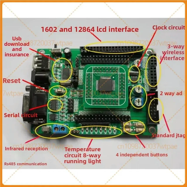 Alt view image 2 of 3 - For MSP430F149 Minimum System MCU Development Learning Board, With USB BSL Programmer