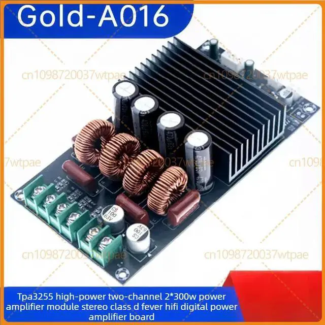 Main image of For A016 HIFI Digital Amplifier Board TPA3255 Stereo 2*300W D Class