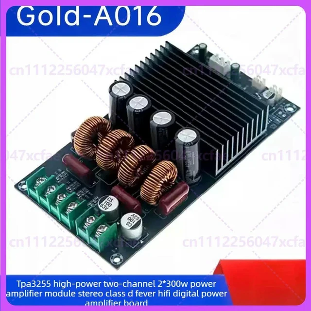 Main image of For TPA3255 Stereo Digital Amplifier Board 2*300W D Class Audio Module