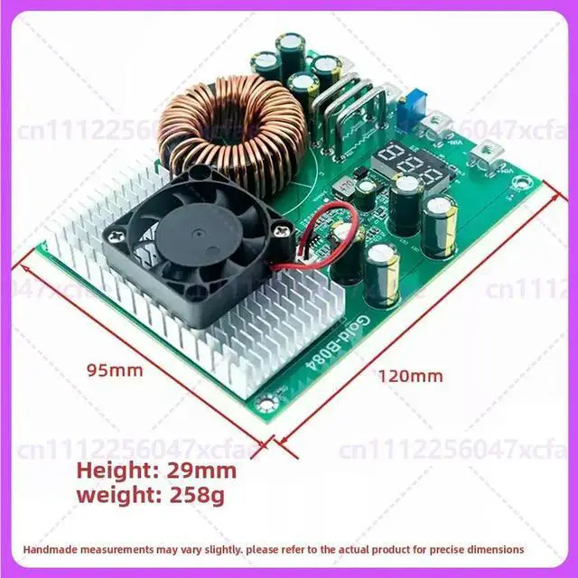 Alt view image 2 of 3 - For B084 DC Step Down Power Module 25V-90V to 2.5V-50V 50A 1000W Converter