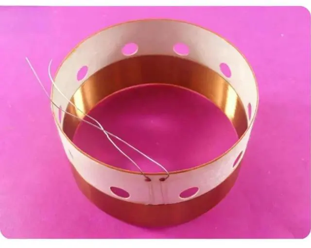 Alt view image 2 of 3 - Round Wire Inner Outer Wound Woofer Voice Coil Repair Parts for RCF MB12N351 8 Ohm Stage Speaker Replacement Coil
