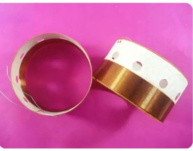 Alt view image 3 of 3 - Round Wire Inner Outer Wound Woofer Voice Coil Repair Parts for RCF MB12N351 8 Ohm Stage Speaker Replacement Coil