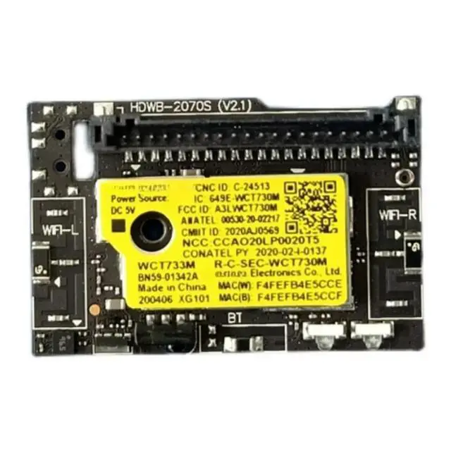 Alt view image 3 of 3 - 2pcs 50 65 Inch TV Key Button IR Sensor Board for UA50TU8000JXXZ UA65TUF88EJ BN59-01342A Replacement Control Board