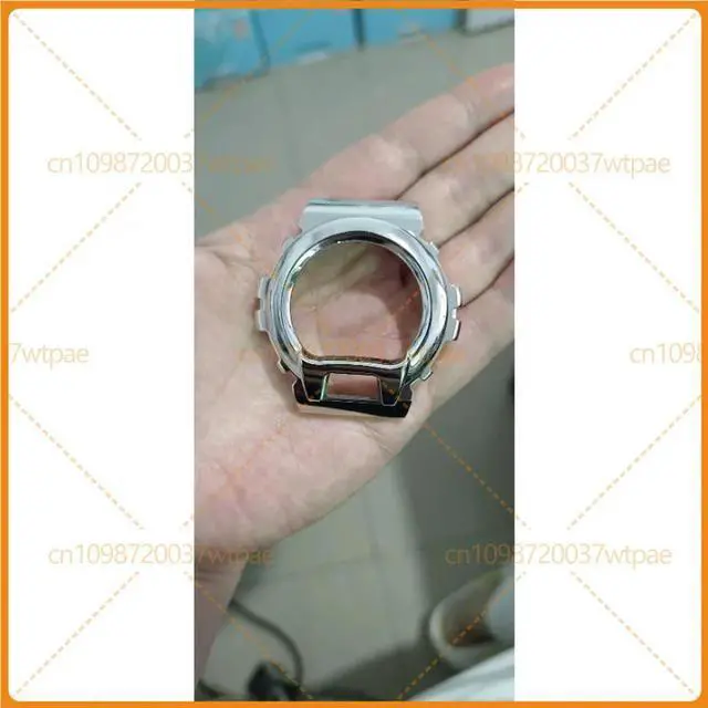 Main image of For Casio G-SHOCK Silver l Bezel Case Replacement Shell Fit DW6900 Series Watch Mod Accessories
