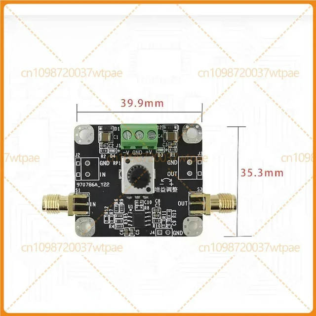 Alt view image 3 of 6 - For THS3091 HighFrequency Operational Amplifier Module,210MHz Bandwidth CurrentFeedback,Adjustable Gain,27V Output