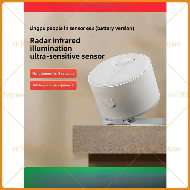 Alt view image 2 of 3 - For linptech ES3 MillimeterWave Human Presence Sensor Version, Detector Compatible With MiHome APP