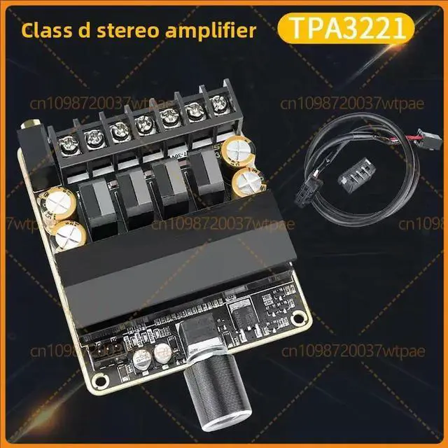 Main image of For TPA3221 D-Class Dual Channel Stereo Amplifier Module High Power 85W For DIY Audio Speakers