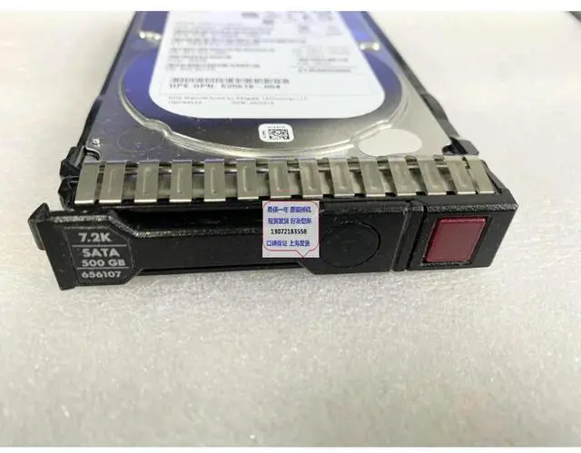 Alt view image 2 of 3 - For 655708-B21 656107 MM0500GBKAK 500GB 7.2K SATA 2.5 Inch Server Hard Drive For G8